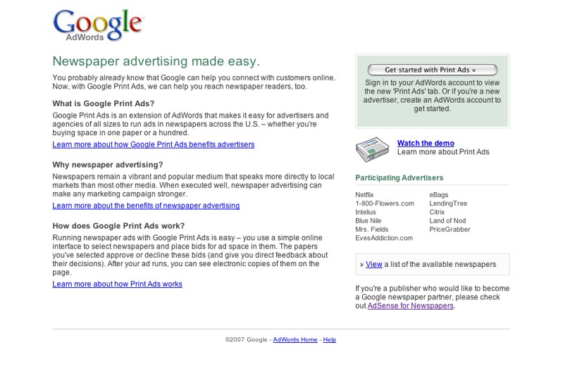 Google Ads Example